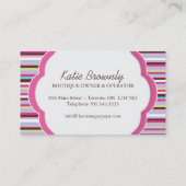 Poppen Visitekaartjes (Achterkant)