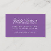 Poppen Visitekaartjes (Achterkant)