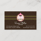 Poppen voor gebak en taart visitekaartje (Achterkant)