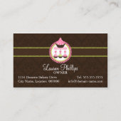 Poppen voor gebak en taart visitekaartje (Achterkant)