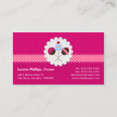 Poppen voor warme roze roze rokken visitekaartje (Achterkant)