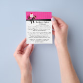 Poppen warm roze maken met foto-frames flyer (Hand)