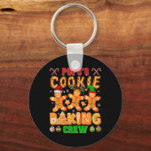 Poppen Xmas Cookie Baking Crew Funny Baker Lover F Sleutelhanger (Voorkant)