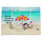 Poppen zeggen: "Jij en ik" Large Cadeautasje (Voorkant)