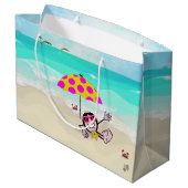 Poppen zeggen: "Jij en ik" Large Cadeautasje (Achterkant Gekanteld)