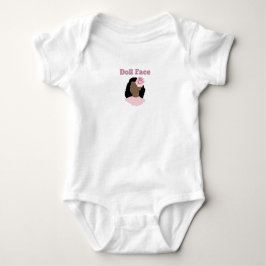 Poppengezicht T-shirt baby body