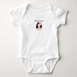 Poppengezicht T-Shirt Baby Body