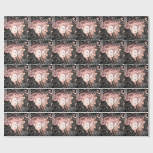 poppenhoofd cadeaupapier (Vlak)