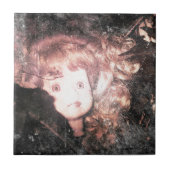 poppenhoofd tegeltje (Voorkant)