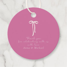 poppenhuis roze Bedankt Bedankjes Labels