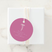 poppenhuis roze Bedankt Bedankjes Labels (In situ)