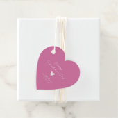 poppenhuis roze Valentijnsdag Bedankjes Labels (In situ)