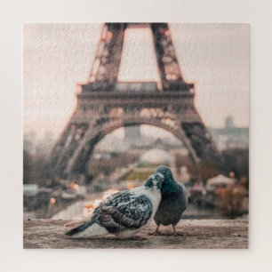 Poppenkast van Parijs Eiffel Tower Legpuzzel