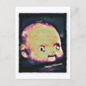 Poppenkop 8 Bit Storing Halloween Briefkaart (Voorkant)