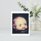 Poppenkop Halloween Briefkaart (Staand voorkant)