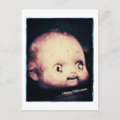 Poppenkop Halloween Briefkaart (Voorkant)