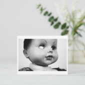 Poppenportret - Een oog Briefkaart (Staand voorkant)