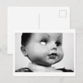 Poppenportret - Een oog Briefkaart (Voorkant / Achterkant)