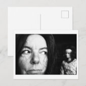 Poppenportret - Fluister Briefkaart (Voorkant / Achterkant)