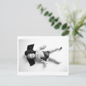 Poppenportret - Gebroken pop Briefkaart (Staand voorkant)