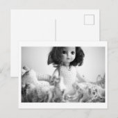 Poppenportret - Modiepop Briefkaart (Voorkant / Achterkant)