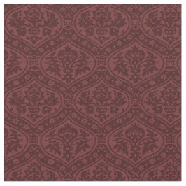 Poppenschaal Renaissance Damask, Claret Red Stof