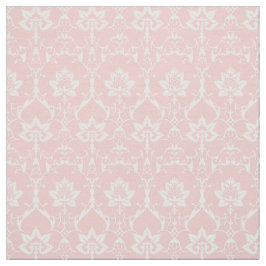 Poppenschaal Renaissance Damask, Delicate Pink Stof