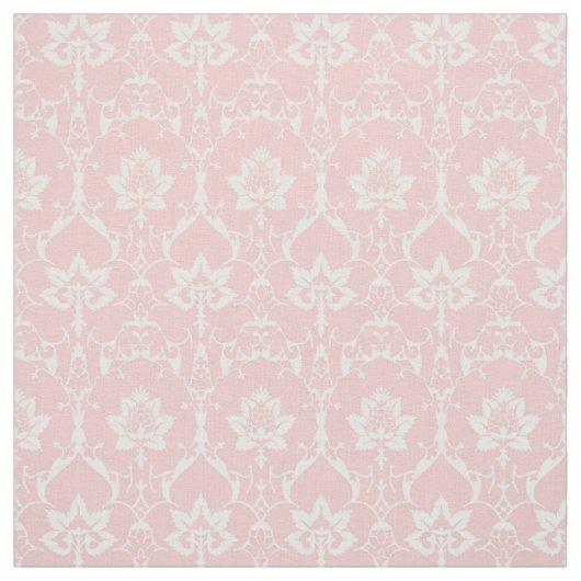 Poppenschaal Renaissance Damask, Delicate Pink Stof (Swatch)