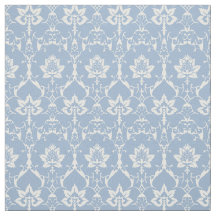 Poppenschaal Renaissance Damask, hemelsblauw