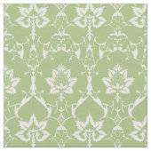 Poppenschaal Renaissance Damask, Lentegroen Stof (Close Up)