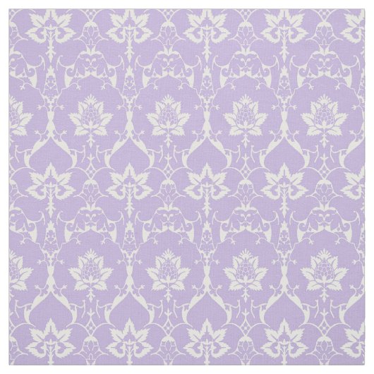Poppenschaal Renaissance Damask, Lila Stof (Swatch)