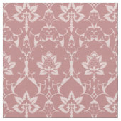 Poppenschaal Renaissance Damask, Oud Roos Stof (Close Up)