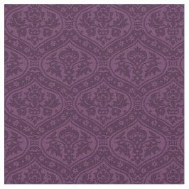 Poppenschaal Renaissance Damask, Paarse Stof