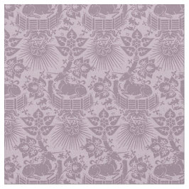 Poppenschaal Renaissance Eenhoorn Tuin, Mauve Stof