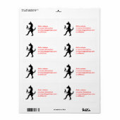 Poppenspeler Shepherd Etiket (Full Sheet)
