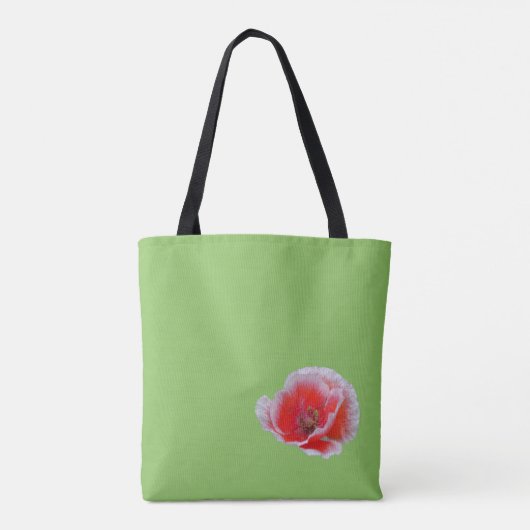 Poppes Field met Bench Cust. Tote bag (Achterkant)