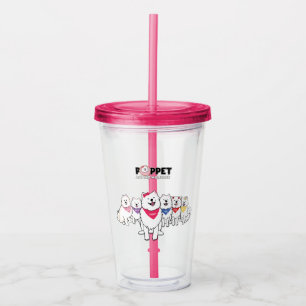 Poppet en de bende acryl drinkbeker