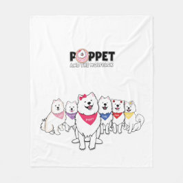 Poppet en de bende fleece deken