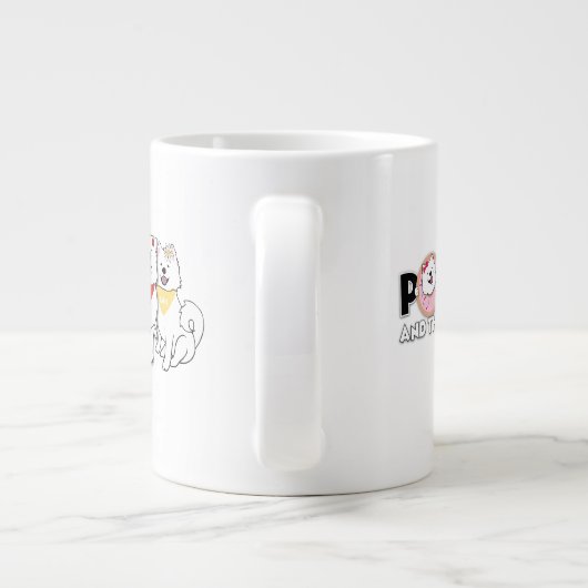 Poppet en de bende jumbo koffie mok (Achterkant)