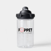 Poppet en de bende waterfles (Achterkant)
