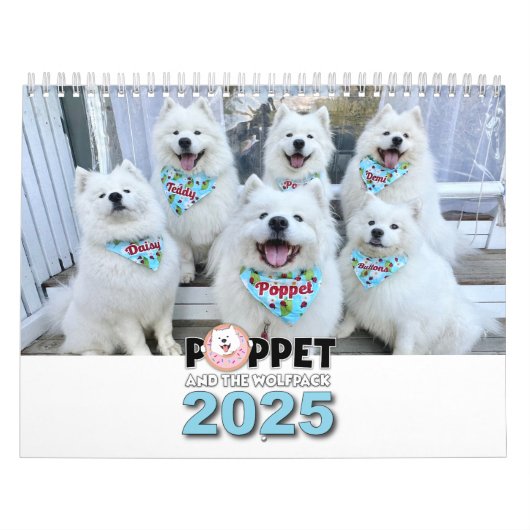 Poppet en de Wolfpack 2 pagina Kalender (Hoes)