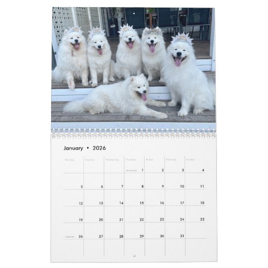 Poppet en de Wolfpack 2 pagina Kalender (Jan 2026)