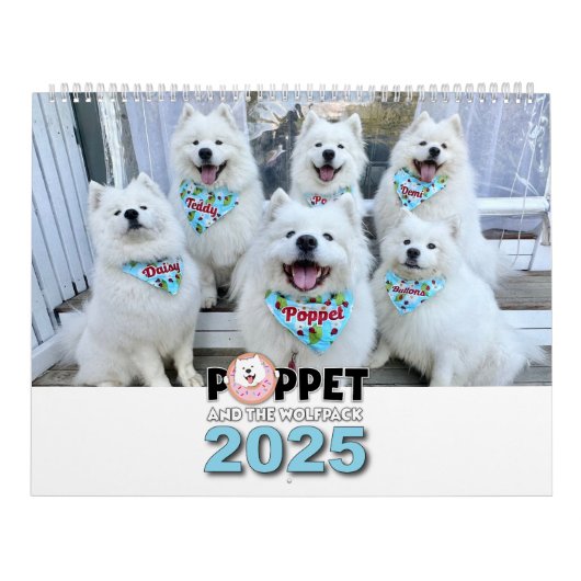 Poppet en de Wolfpack 2 pagina Kalender (Hoes)