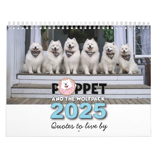 Poppet en de Wolfpack - Citaten om van te leven Kalender (Hoes)