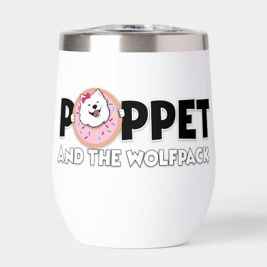 Poppet en de Wolfpack geïsoleerde beker (Voorkant)