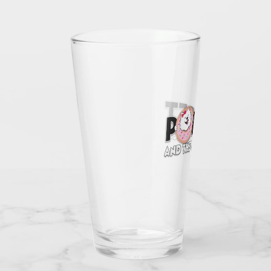 Poppet en de Wolfpack logo Glas (Rechts)