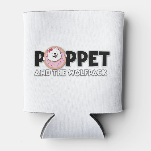 Poppet en de Wolfpack logo Koelbox Blikjeskoeler (Voorkant)