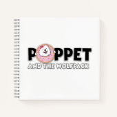 Poppet en de Wolfpack logo Notitieboek (Voorkant)