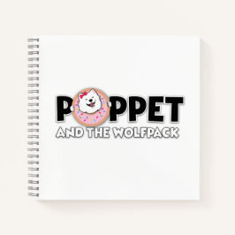 Poppet en de Wolfpack logo Notitieboek