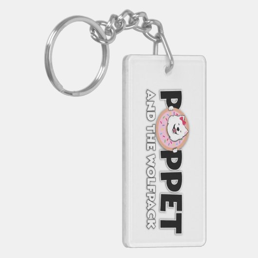 Poppet en de Wolfpack logo Sleutelhanger (Voorkant Links)